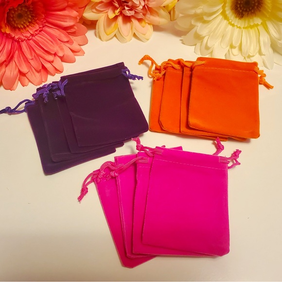 Velour Velvet Bags/Pouches 20 PCS - Picture 7 of 9